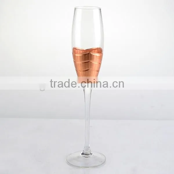 High Quality Cooper Deco Wine Glass Set for Dinner photo-2