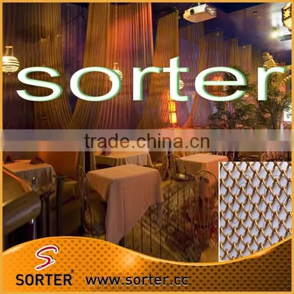 2016 New Style Customized Metal Coil Drapery Room Divider for Home Decoration photo-2