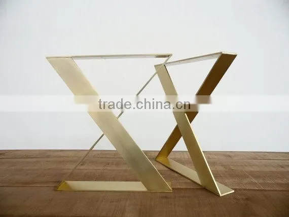 Fashional X Shape Furniture Feet Metal Park Bench Leg FF-160 photo-4