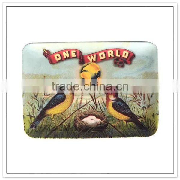 EU Standard Non-slip Plastic Ware for Hotel Handled Cappuccino Printing Rectangular Melamine Coffee Serving Tray photo-6
