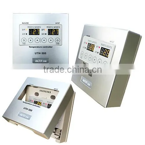 Korean Thermostat for Heating Film & Heating Cable (temperature Controller, Temperature Regulator) UTH-300(2 Circuits)