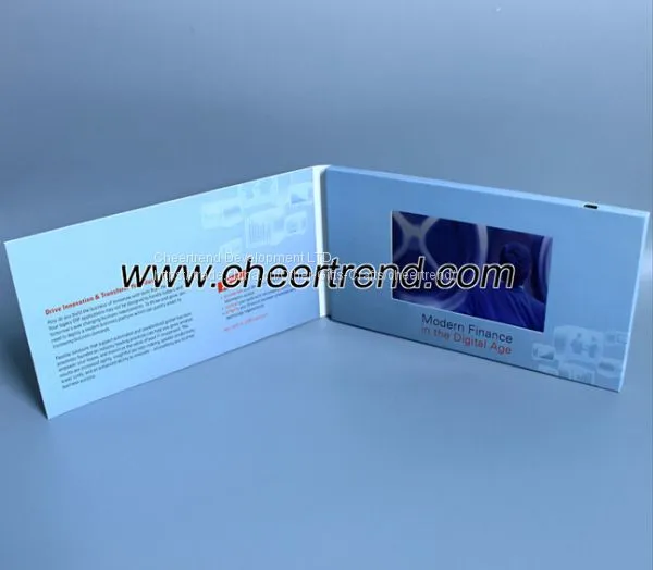 Popular A5 Size Advertising 5 Inch Lcd Screen Video Brochure Card,lcd Video Brochure,video Brochure Card photo-2