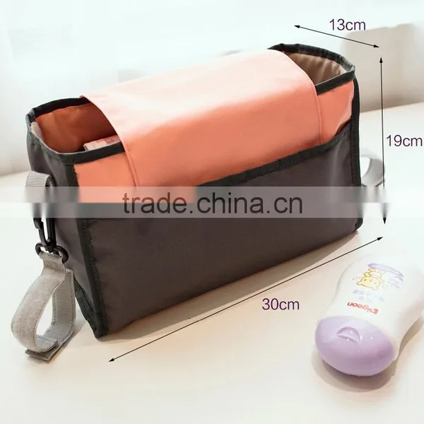 Hanging Baby Diaper Organizer Bag for Stroller photo-4