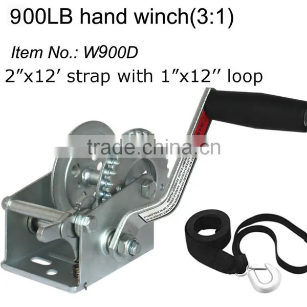 900LB Trailer Winch,hand Winch