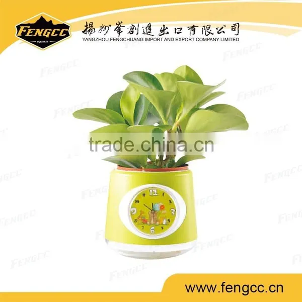 2016 Plant Eco Friendly Clock for Office Desktop Decorative photo-3