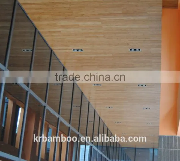 Carbonized Horizontal Matt Finish Bamboo Ceiling Panel With 20 Years Durable Quality for Indoor Use photo-5