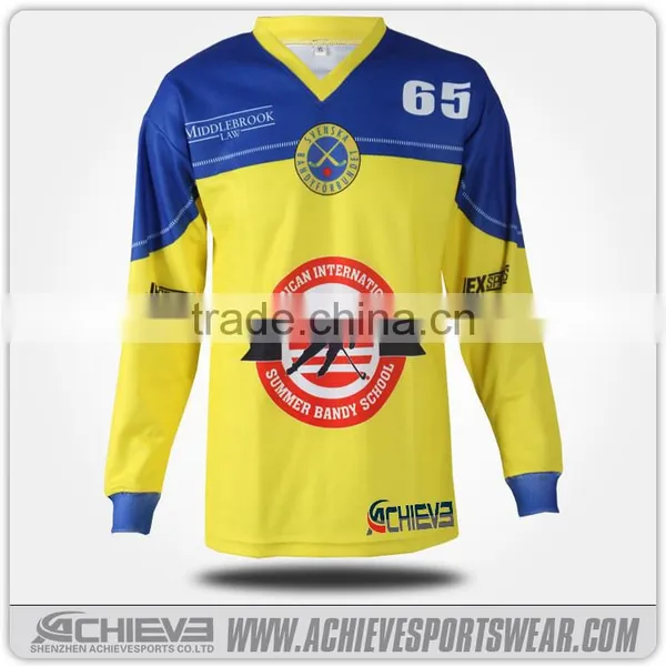 2016 New Arrival Custom Team Set Hockey Jerseys Uniforms photo-5
