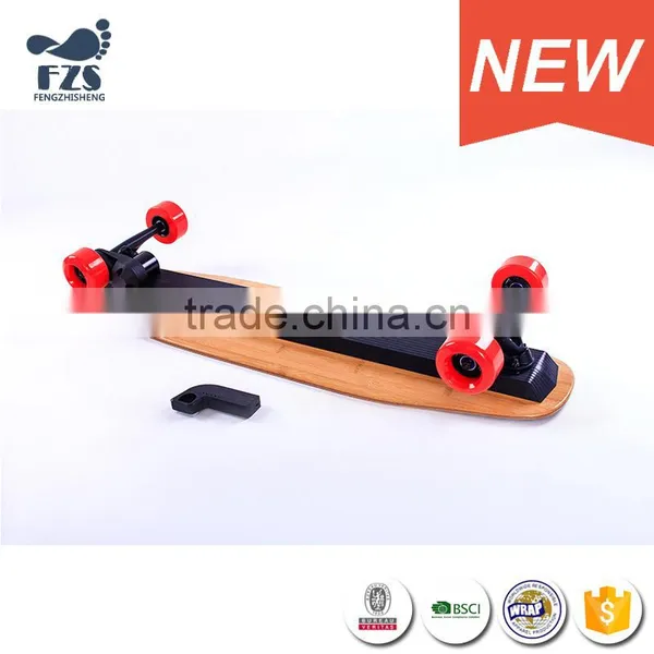HSJ108 Top Sales Motor 4 Wheels Electric Skateboard on photo-4