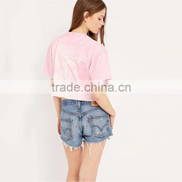 Mini t Shirts in Pink Girls High Neck New Model t Shirts Ladies Girl photo-2