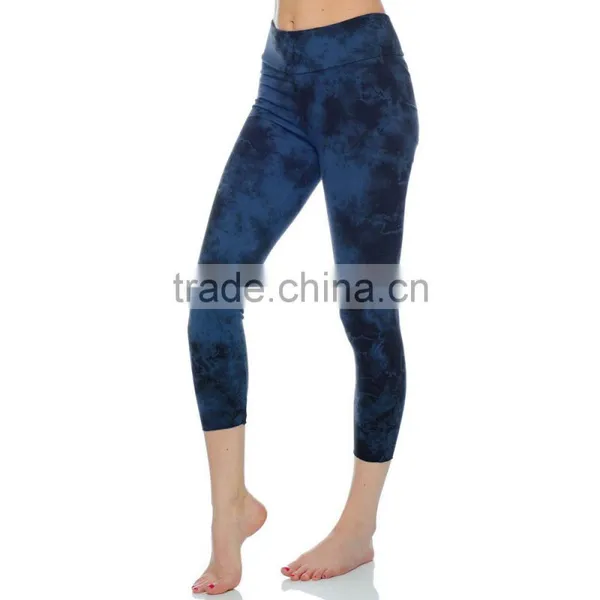 Customized Super Soft Sports Polyester Spandex Leggings Wholesale for Ladies photo-2