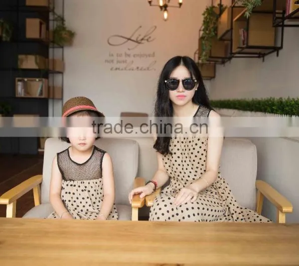 Mother and Daughter off Shoulder Dress Parent-child Matching Dress Summer Dress Latest Fashion for Parent Child