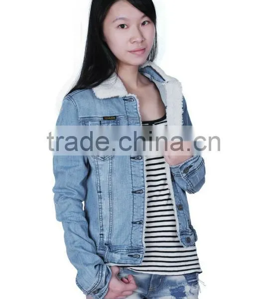 High Quality Fashion Impeccable Fit Women Denim Jackets photo-3