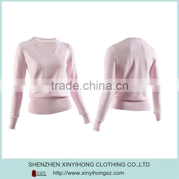 Womens Sports High Quality V Collar Golf Knitwear photo-4