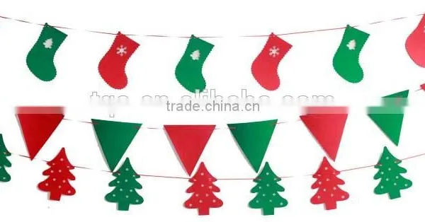 Hot Selling Christmas Party Decoration Bunting Flag/ Pennant photo-4