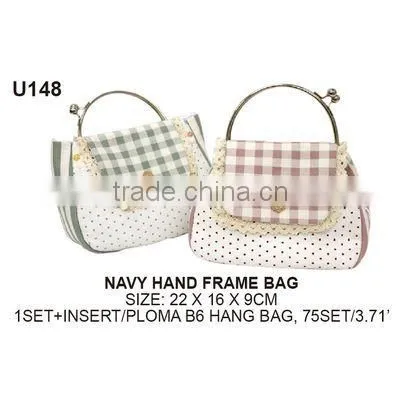 KIDS DIY CRAFT KITS COTTON & LINEN HAND FRAME BAG photo-2
