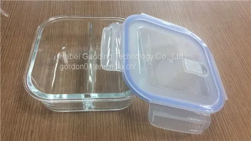 Glass Food Container With Two Compartments photo-2