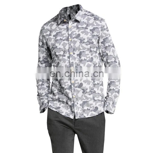 2016 Fashion Camouflage Men Casual Shirt in ShenZhen photo-2
