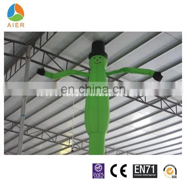 Green Air Dancer,mini Inflatable Sky Air Dancer/ Dancing Man With LED Light photo-3