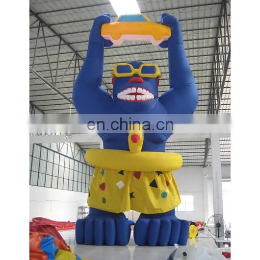 inflatable character shape/inflatable cartoon/inflatable animal gorilla/replica/model/inflatable mascot/advertising gorrilla