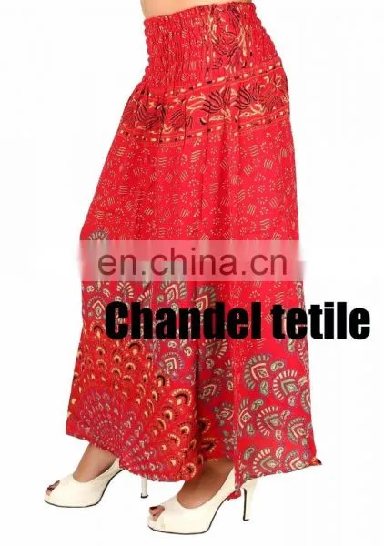 Mandala Printed Skirt and Dress Stretch Waist Ethnic Casual Skirt Bohemian Women Skirt Wrap New Women Skirt Rayon Indian photo-2