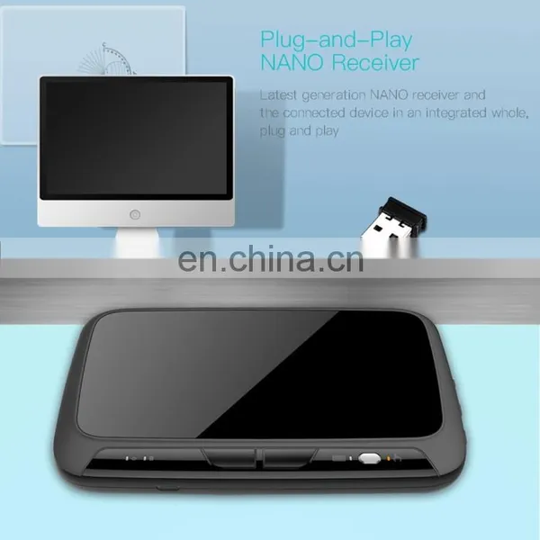H18+ 2.4GHz Mini Wireless Keyboard Full Touchpad With 3-Level Adjustable Backlight Gaming Wireless Mouse and Wireless Keyboard photo-5