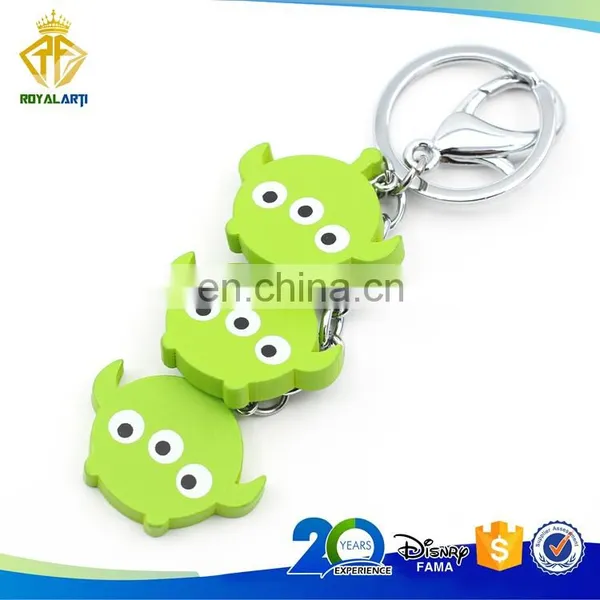 Factory Price Lovely Custom Cartoon Hard PVC Keychain photo-5