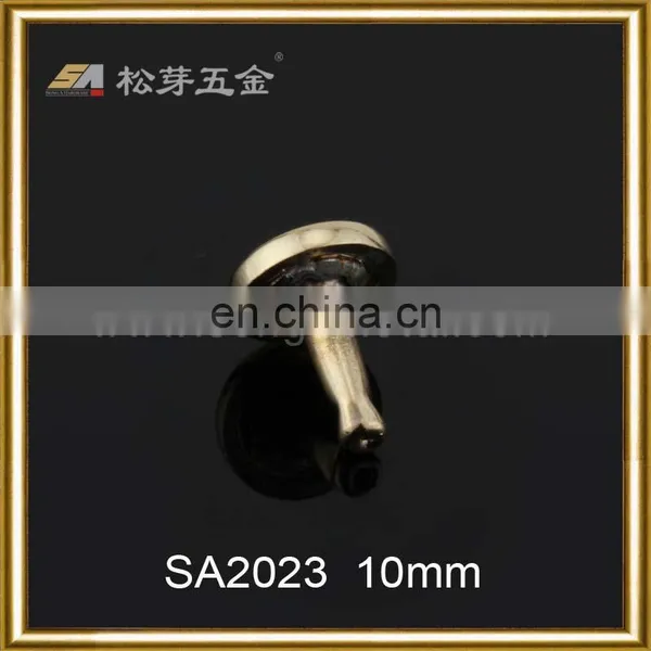 10mm Flat Head Solid Metal Rivet, Zinc Alloy Nut photo-2