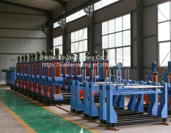 Shaftless Pay off Cable Making Machine