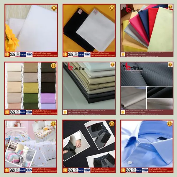 TC 80/20 Fabric 186T Poplin Fabric Shirt Material photo-4