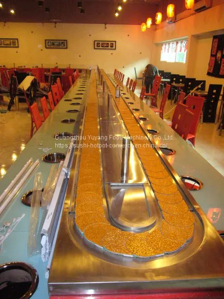Four Seasons Hot Pot Restaurant Conveyor Belt System photo-2