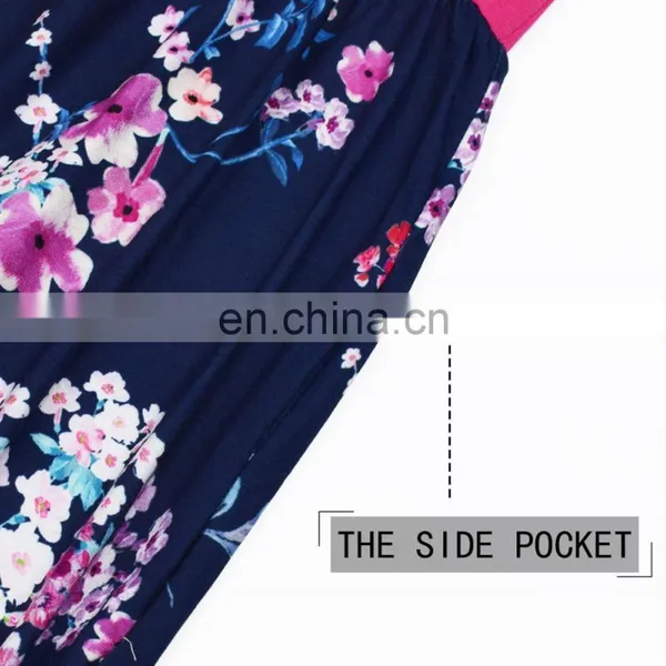 2019 New Fashion Family Mother and Daughter FLORAL Dress Beach DRESSES Sundress (this Link for WOMAN) photo-5