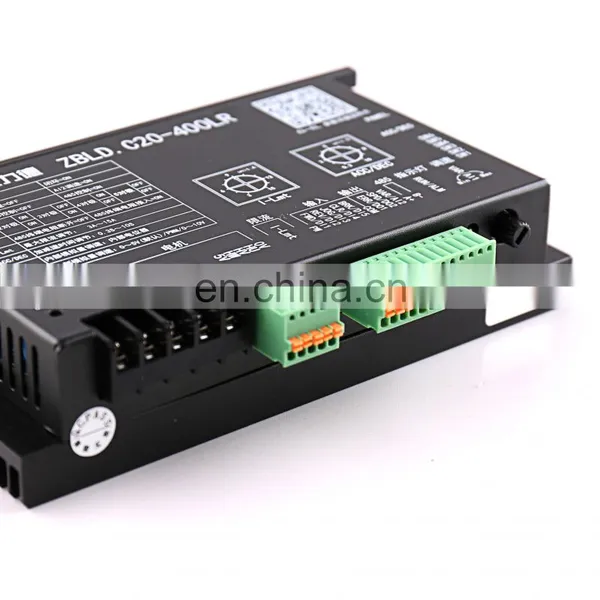 Stable Low Voltage zd 24v dc Brushless BLDC Motor Driver ZBLD.C20-400LR photo-5