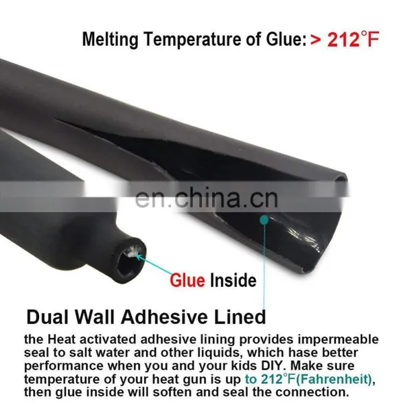 Hampool Good Quality Medium Wall Tube Assortment Automobile Heat Shrink Tube Sleeve photo-5