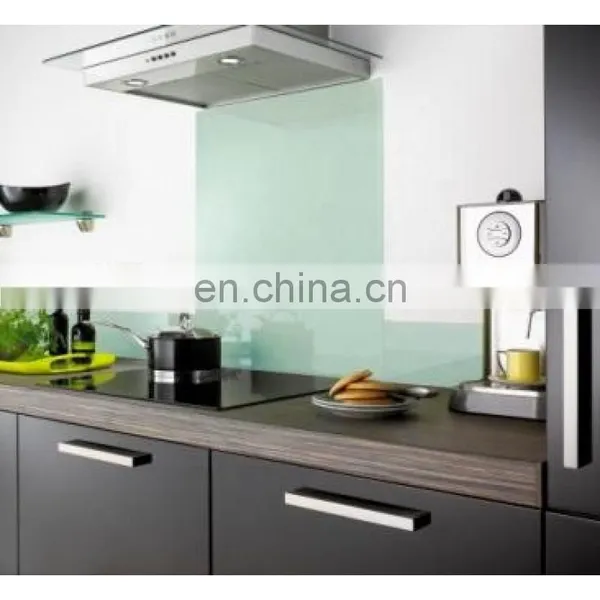 High Goss 575mm Silk Screen Printing Glass Splash Backs for Kitchen photo-3