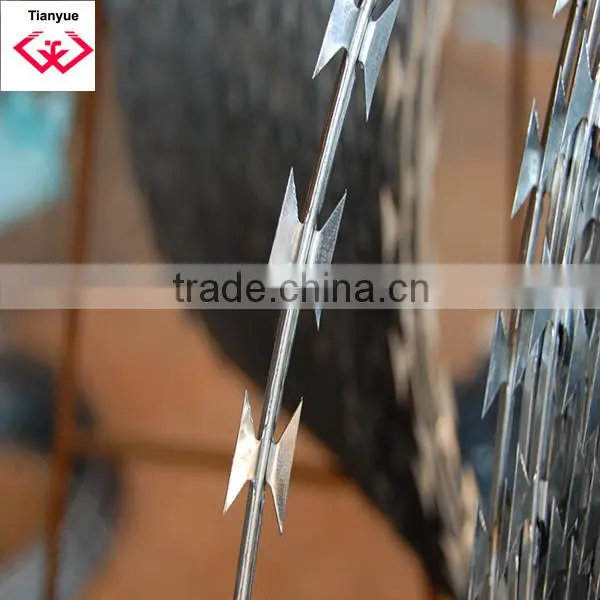 Cross Type Galvanized Razor Wire photo-3