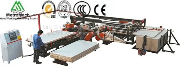 Automatic Woodworking Plywood Panel Adjustable Edge Trimming Cutting Saw photo-3