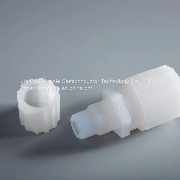 Superior Corrosion Resistance Transparent PFA Fitting For Chemical Anticorrosion PFA Straight Union Reducer photo-4