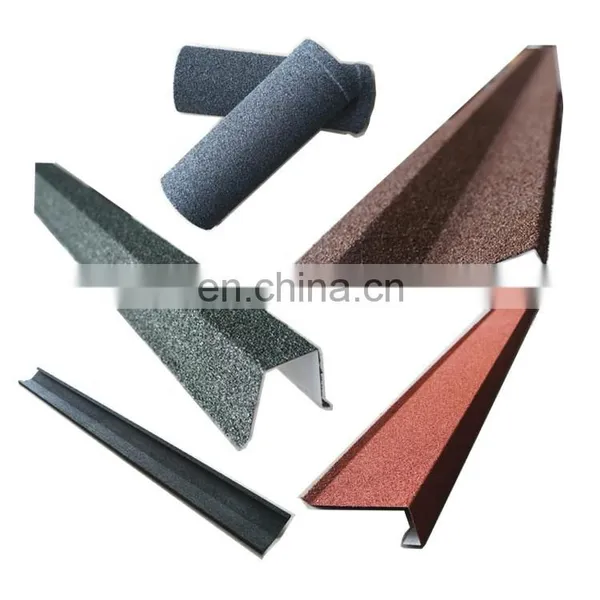 Relitop Stone Coated Roofing Sheet Accessories Stone Coated Zn-Al Steel Roof Angle Ridge Tile Roof Tile Parts photo-3