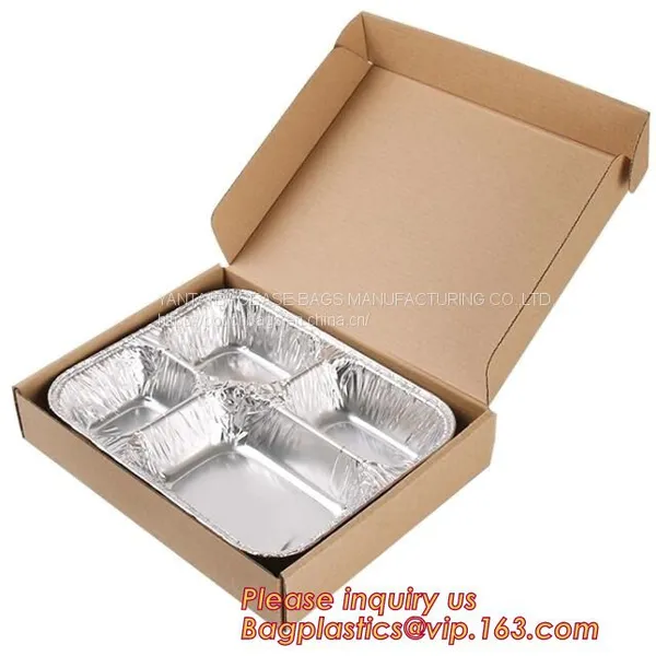 Airline Disposable Aluminium, Aluminum Foil Container for Food Packaging, Kitchenware, Tableware, Disposable, Takeaway photo-3