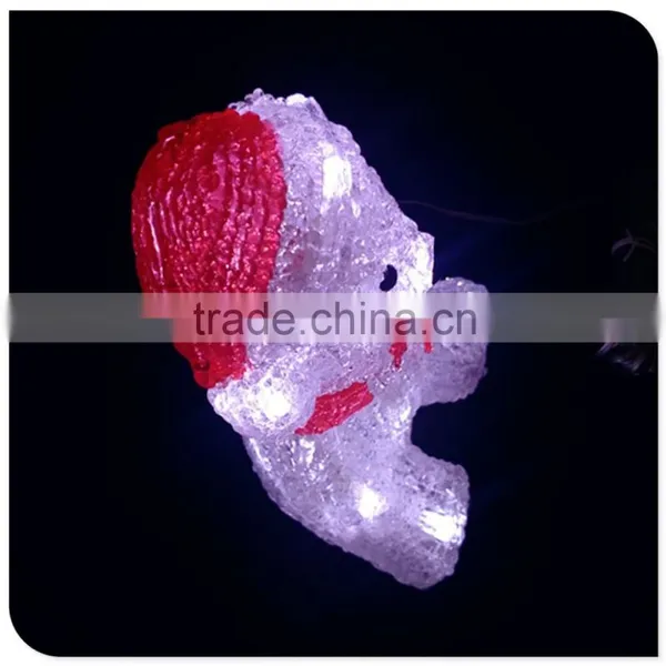 2016 Christmas Holiday Decoration Led 3d Motif Animal Bear Light photo-3