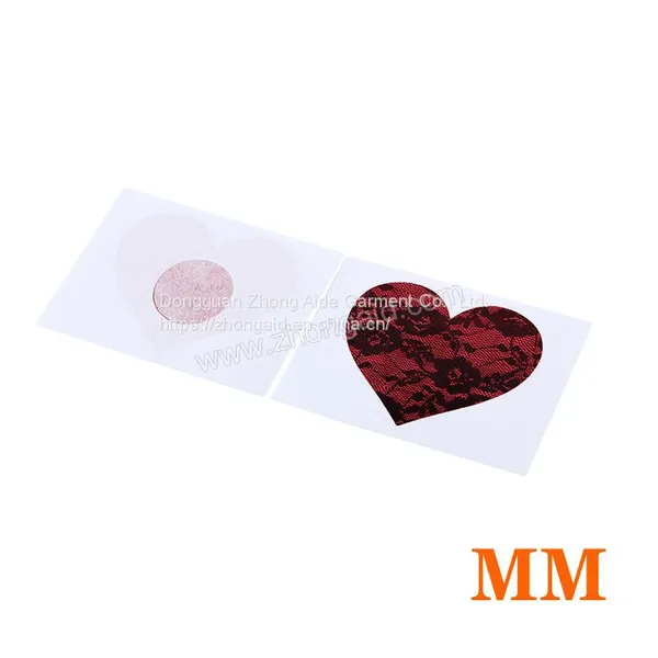 Heart Shape Lace Nipple Stickers Disposable Fancy Nipple Stickers White Lace Nipple Covers