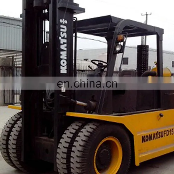 Used Komatsu FD150-7 Forklift for Sale in China,Japan Used 15ton Forklift photo-3