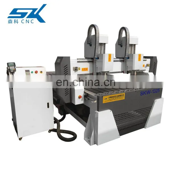 SENKE High Efficiency 3-Axis CNC Wood Fitting Cutting Machines With Double Heads photo-4