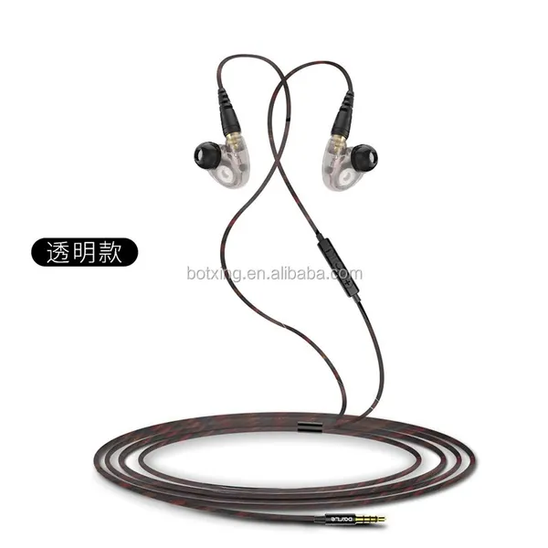 Best Quality Stripped-down Double Speaker Earphone Headphone in Ear With Speaker Voice Coil photo-2