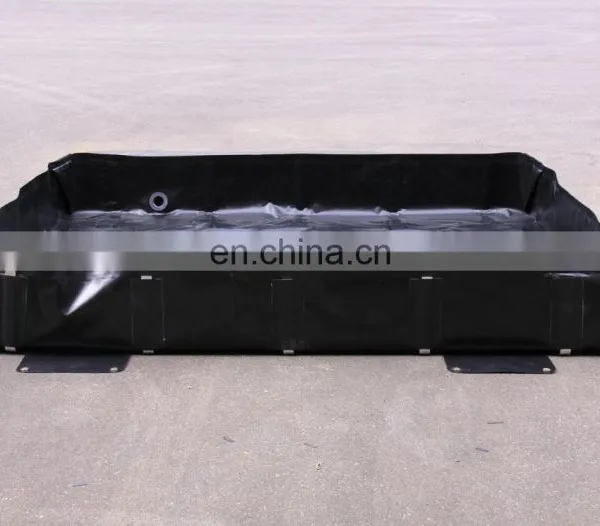 China Manufacture Industry Standard Collapsible L-Bracket PVC Oil Spill Containment Berms 3' x 5' x 12\ photo-2