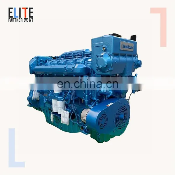 Genuine 6 Cylinder Inline 450HP-550HP Baudouin Marine Diesel Engine 6M26C photo-2