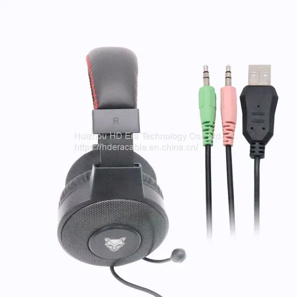 Factory Wholesale Lightweight Headset Computer Headphones Wired Gaming Headphone HD811 photo-2