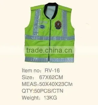 2014 Warning Reflective Vest