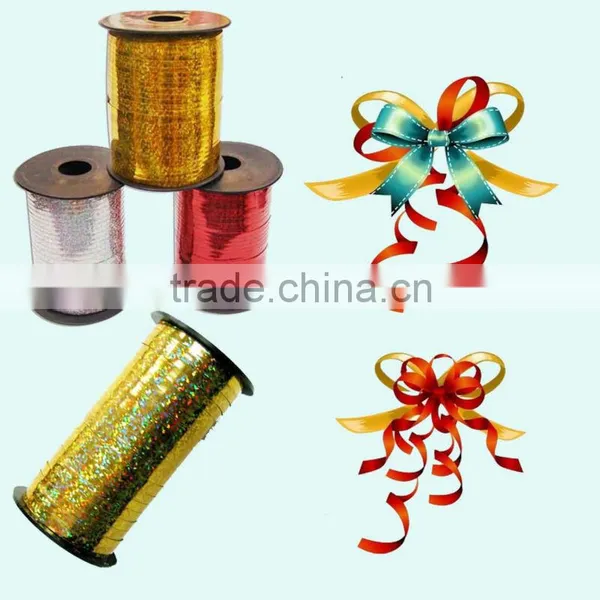 PP Printed Star Ribbon Wrapping Roll for Gift Packing,Pull Bow for Decoration Christmas photo-3