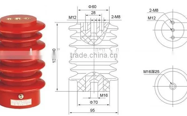 95*140 95*130 CG5-12KV Epoxy Resin Sensor / High Voltage Sensors photo-2